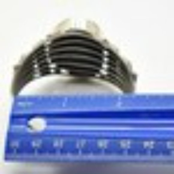 Huge Turquoise Sterling Silver Cuff Bracelet,VINTAGE SOUTHWESTERN Turquoise 925 - Picture 5 of 6